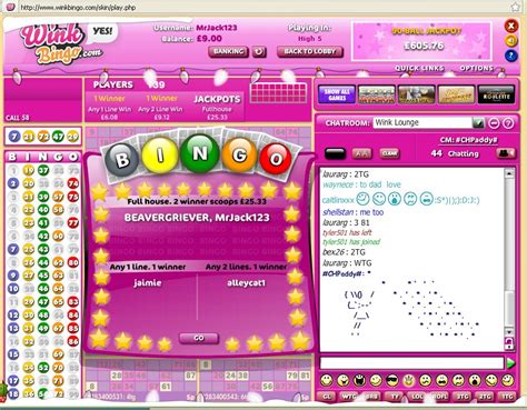 Wink Bingo UK .